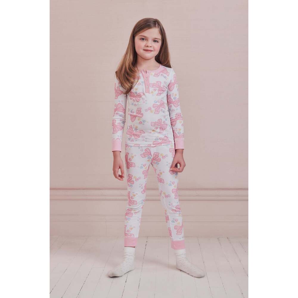 Roller Rabbit Kids Doily Beaux Pajamas Size 2PINK SUGAR / 2